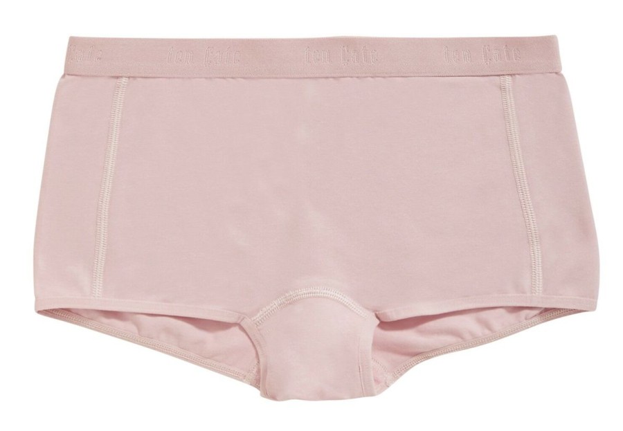 Meisjes Ten Cate Boxer | Ten Cate Meisjes Organic Cotton Stretch 2-Pack Short Ash Pink 1393