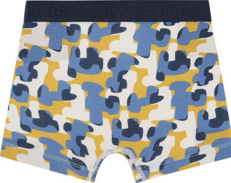 Jongens Ten Cate Boxer | Ten Cate Jongens Basic 2-Pack Shorts Happy Camo 3220