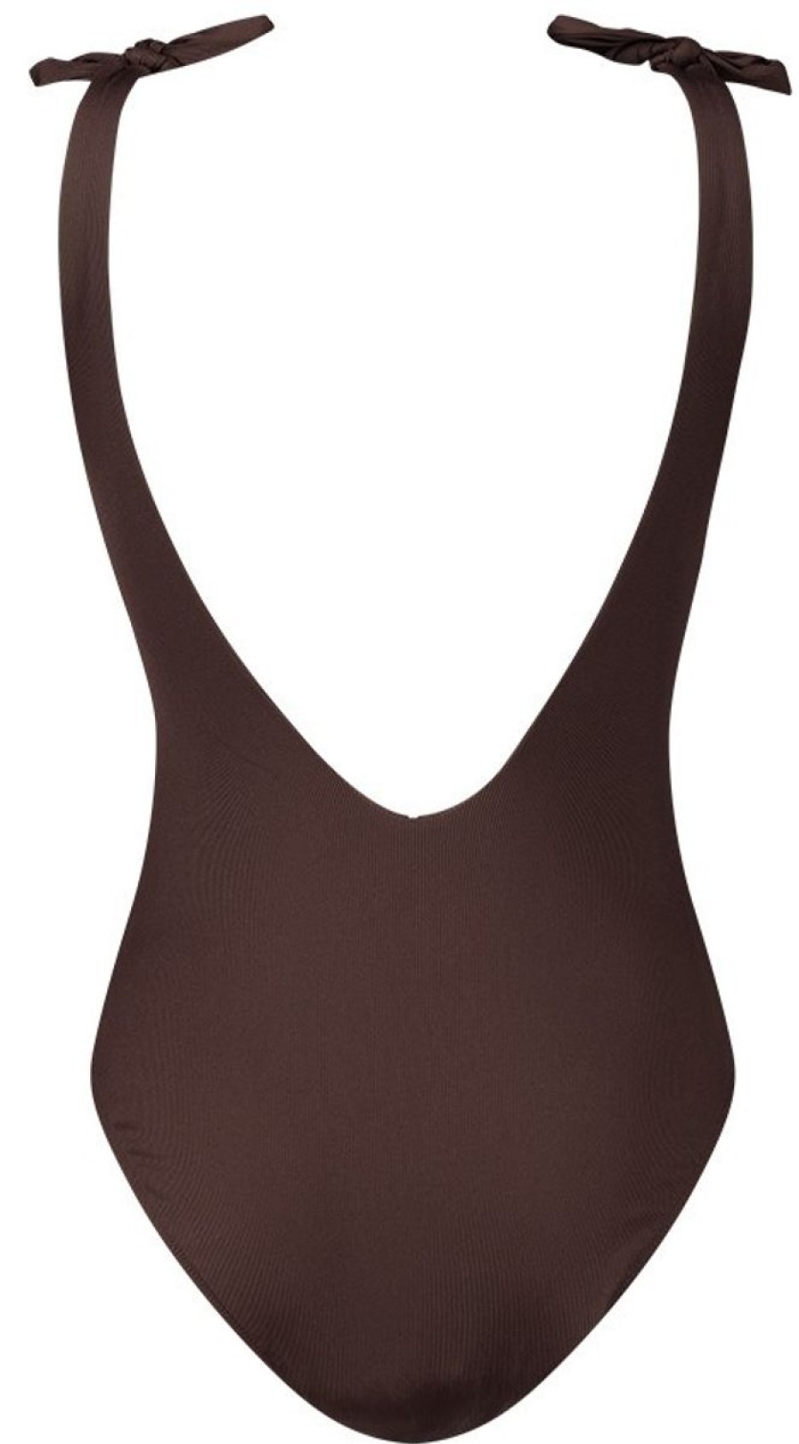 Dames Ten Cate Badpakken | Ten Cate Beach Dames Badpak Chocolate Rib 2368