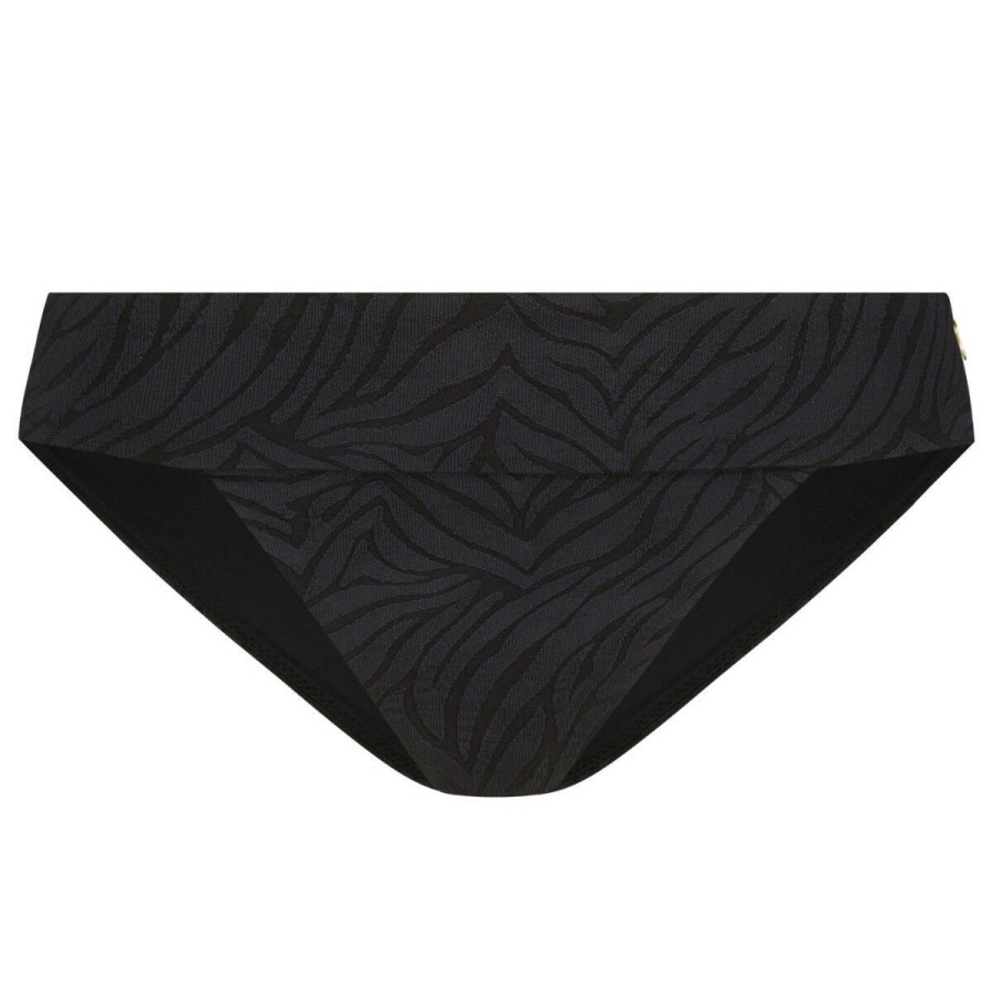 Dames Ten Cate Bikinislips | Tc Wow Dames Bikinislip Jacquard Zebra Black 1471