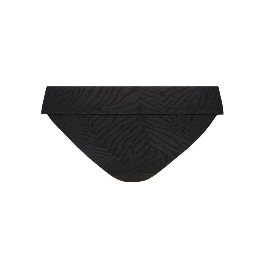 Dames Ten Cate Bikinislips | Tc Wow Dames Bikinislip Jacquard Zebra Black 1471