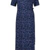 Dames Ten Cate Strandkleding | Tc Wow Dames Wrap Dress Navy Leopard 1472