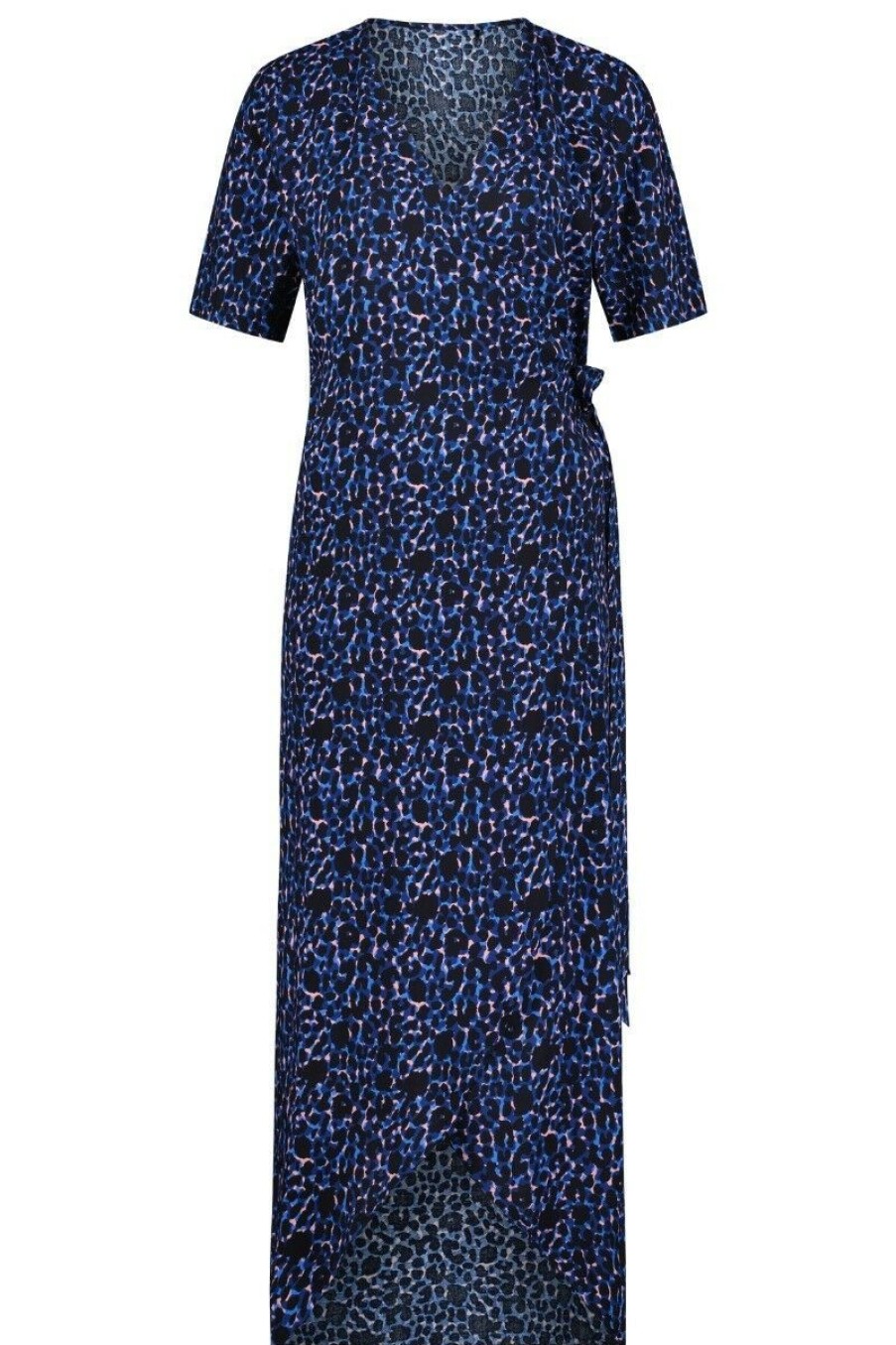 Dames Ten Cate Strandkleding | Tc Wow Dames Wrap Dress Navy Leopard 1472