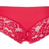 Dames Ten Cate Strings | Ten Cate Dames Secrets Lace Brazilian Rood 634