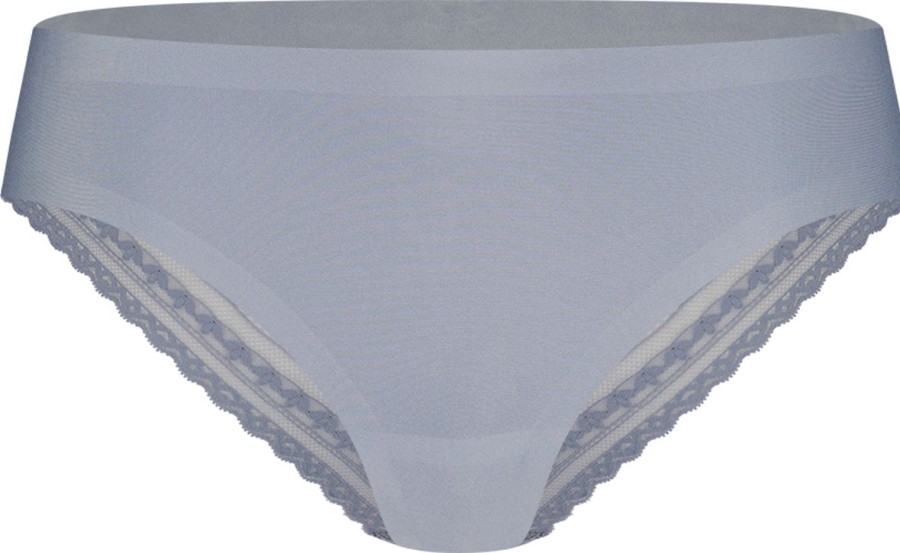 Dames Ten Cate Rio Slip | Ten Cate Dames Secrets Brazilian Lace Dove Blue 1593