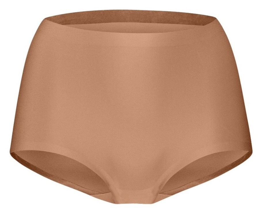 Dames Ten Cate Maxi Slip | Ten Cate Dames Secrets High Waist Brief Hazelnut 1534