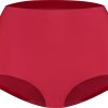 Dames Ten Cate Maxi Slip | Ten Cate Dames Secrets High Waist Brief Red 634