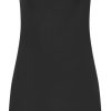 Dames Ten Cate Onderjurken | Ten Cate Dames Secrets Spaghetti Dress V-Neck Black 90