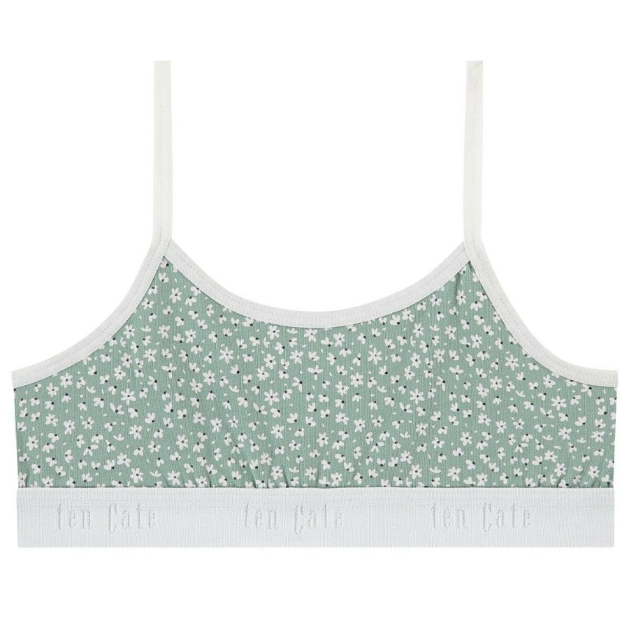 Meisjes Ten Cate Tiener Top | Ten Cate Meisjes Organic Cotton Stretch Top Groen 1502