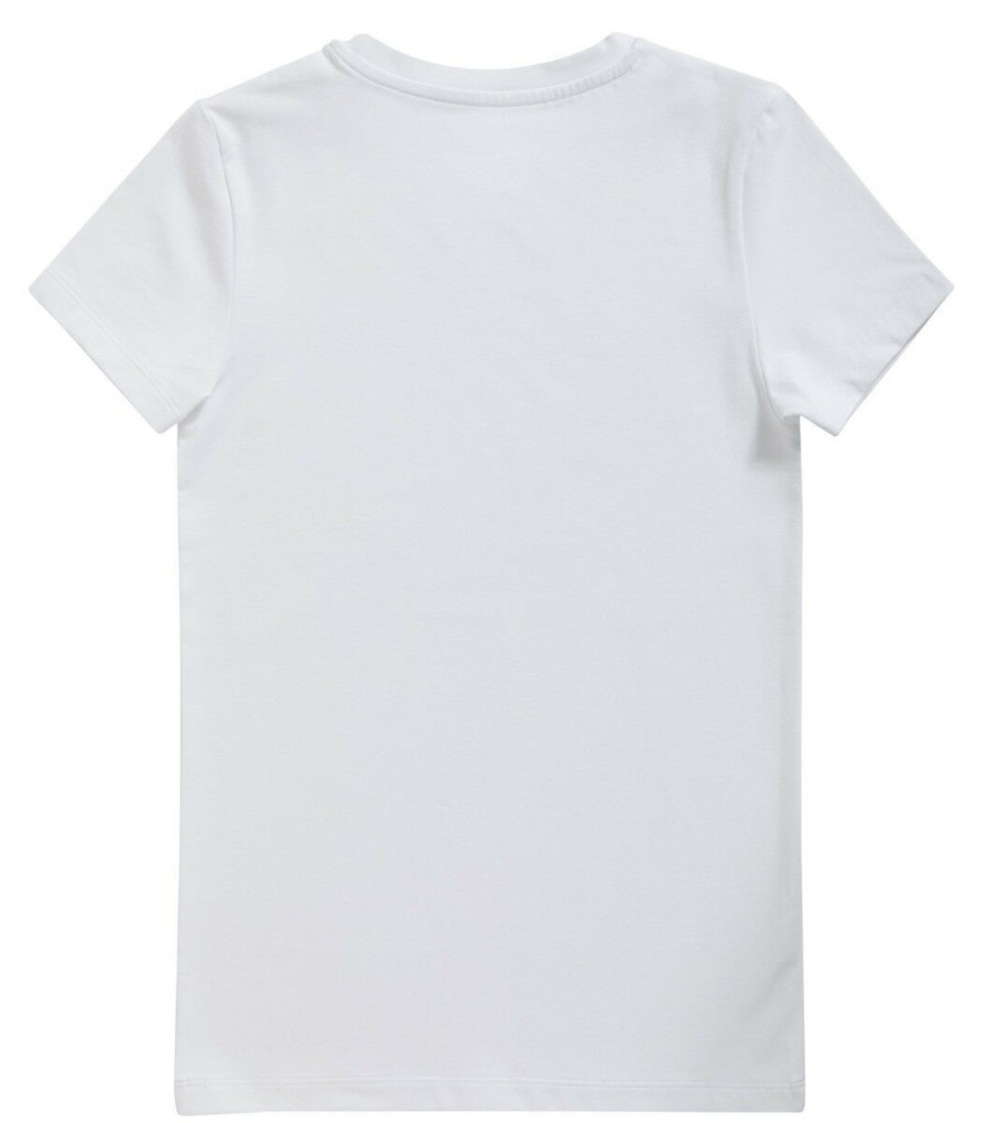 Jongens Ten Cate Shirt Met Korte Mouwen | Ten Cate Jongens Organic Cotton Stretch T-Shirt Wit 001