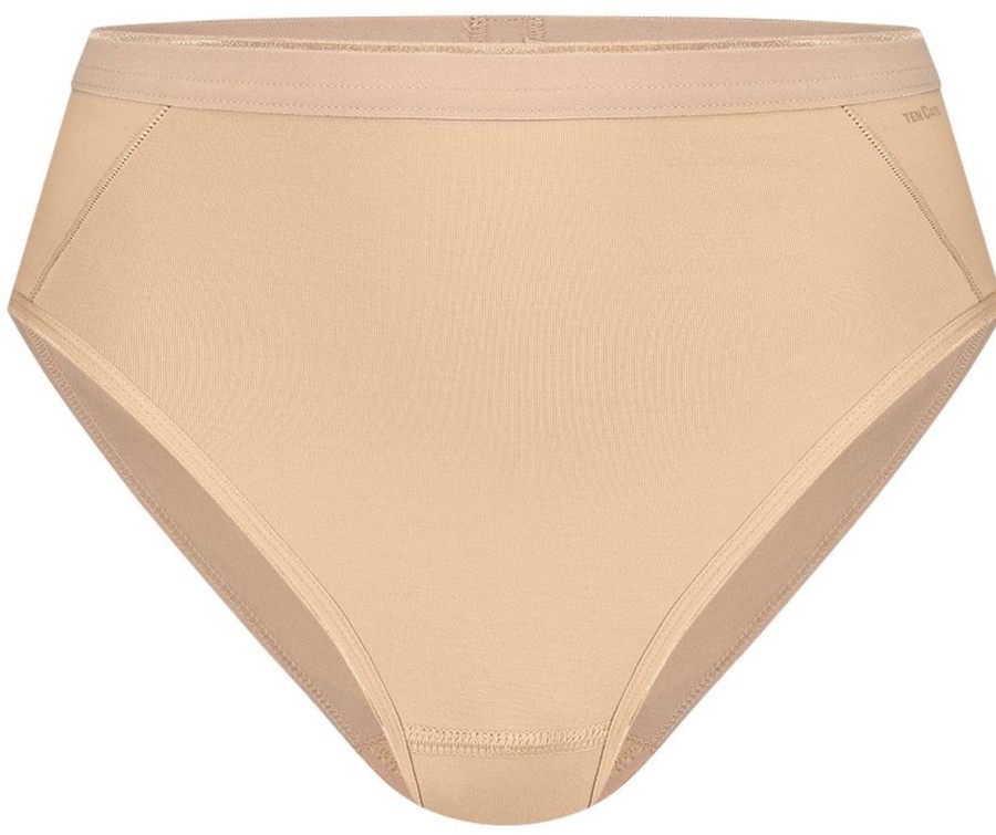 Dames Ten Cate Highleg Slip | Ten Cate Dames Basics Shape High Leg Slip Beige 029