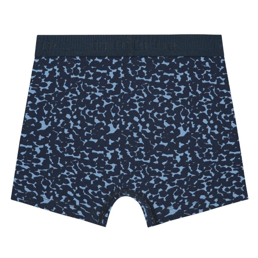 Jongens Ten Cate Boxer | Ten Cate Jongens Organic Cotton Stretch Short Blauw 1489