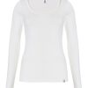 Dames Ten Cate Shirts | Ten Cate Dames Thermo Longsleeve Snow White 015