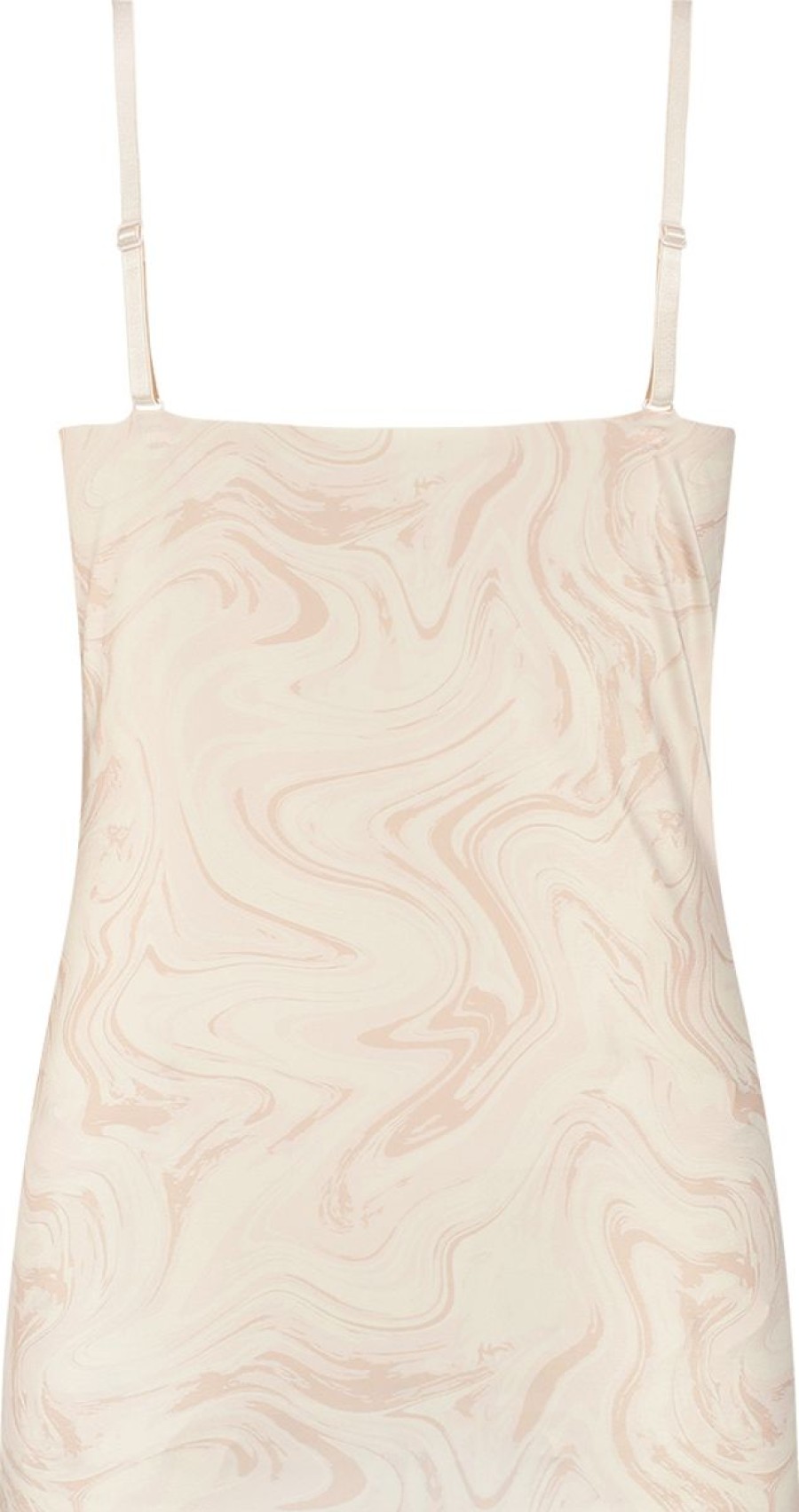 Dames Ten Cate Hemd Met Smalle Bandjes | Ten Cate Dames Secrets Spaghetti Top Swirle Soft Pink 1596