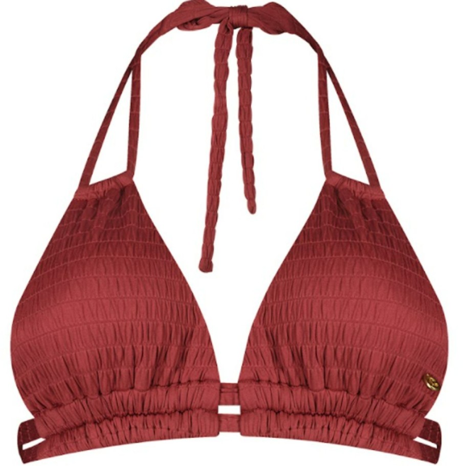 Dames Ten Cate Ten Cate Beach | Ten Cate Beach Dames Bikinitop Shiny Rouge 2372