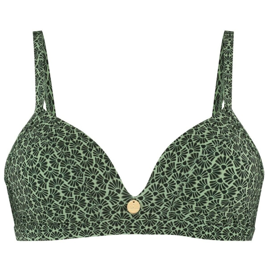 Dames Ten Cate Bikinitops | Tc Wow Dames Bikinitop Green Sunrise 1466