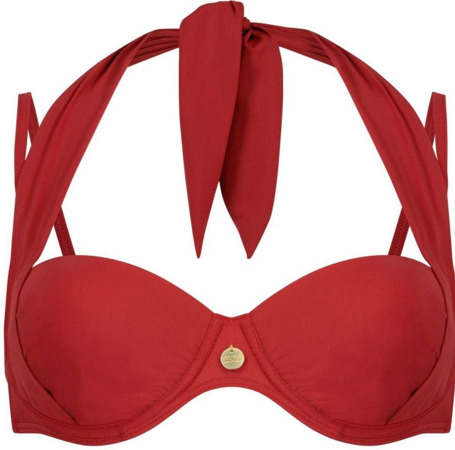 Dames Ten Cate Bikinitops | Tc Wow Dames Bikinitop Sunset Red 1465