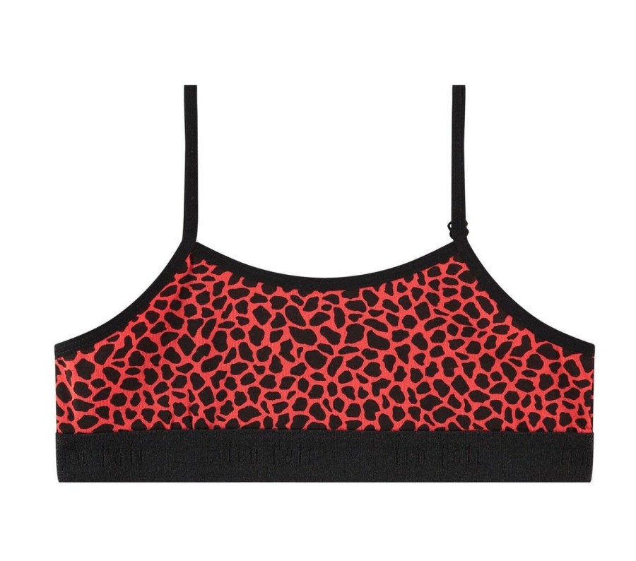 Meisjes Ten Cate Tiener Top | Ten Cate Meisjes Organic Cotton Stretch Top Giraffe Red 3187