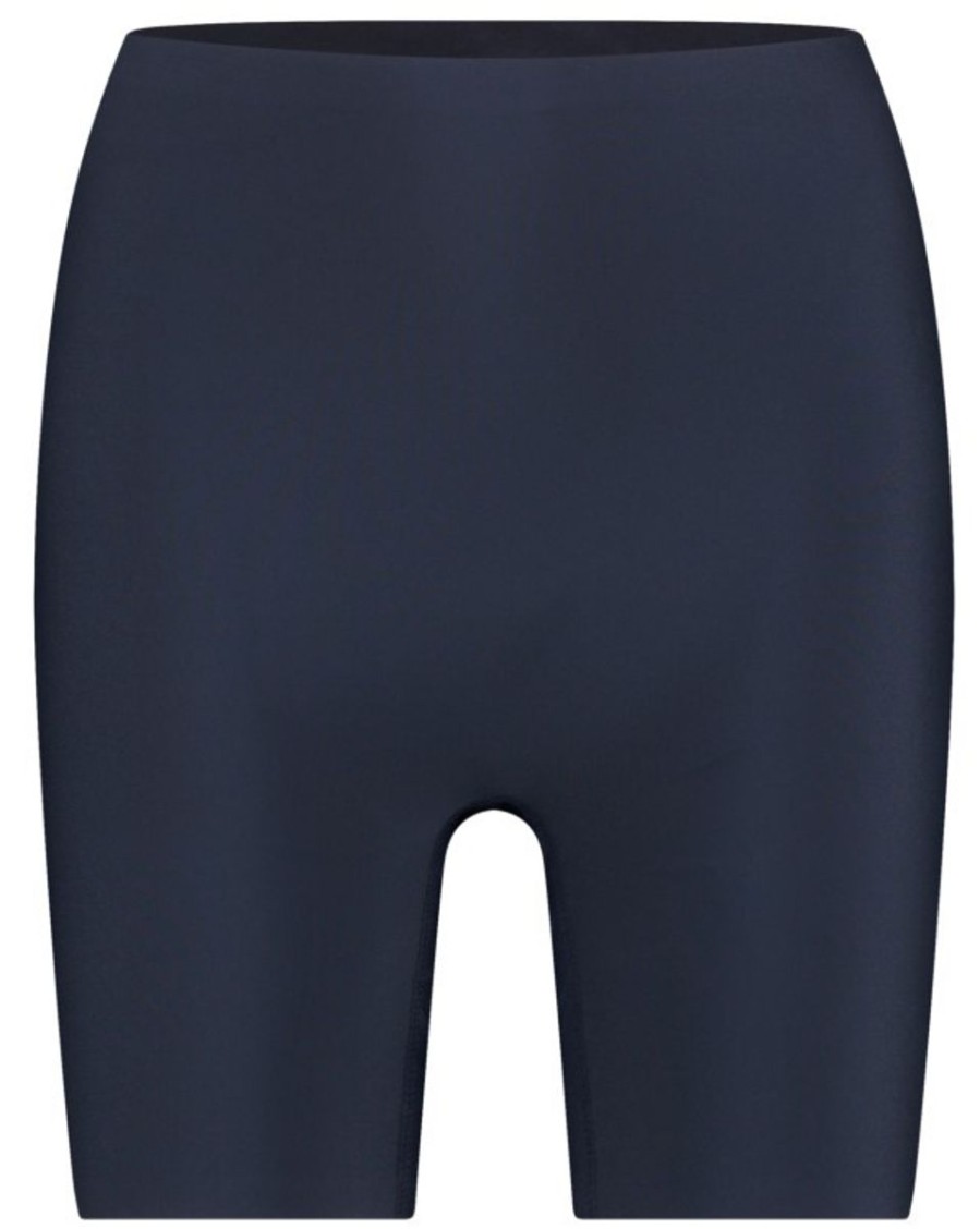 Dames Ten Cate Lange Pijpjes | Ten Cate Dames Secrets High Waist Long Shorts Dark Navy 2140