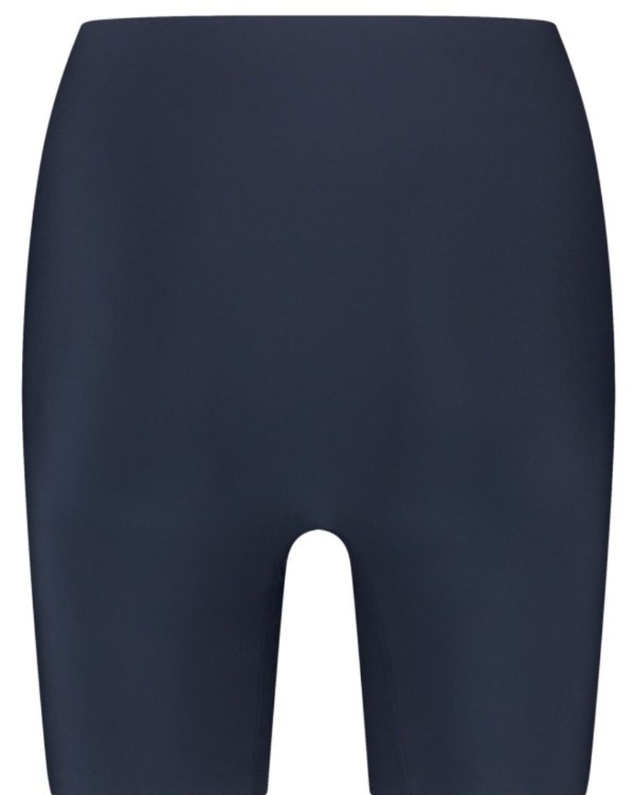 Dames Ten Cate Lange Pijpjes | Ten Cate Dames Secrets High Waist Long Shorts Dark Navy 2140