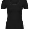 Dames Ten Cate Basic | Ten Cate Dames Basics T-Shirt Zwart 090