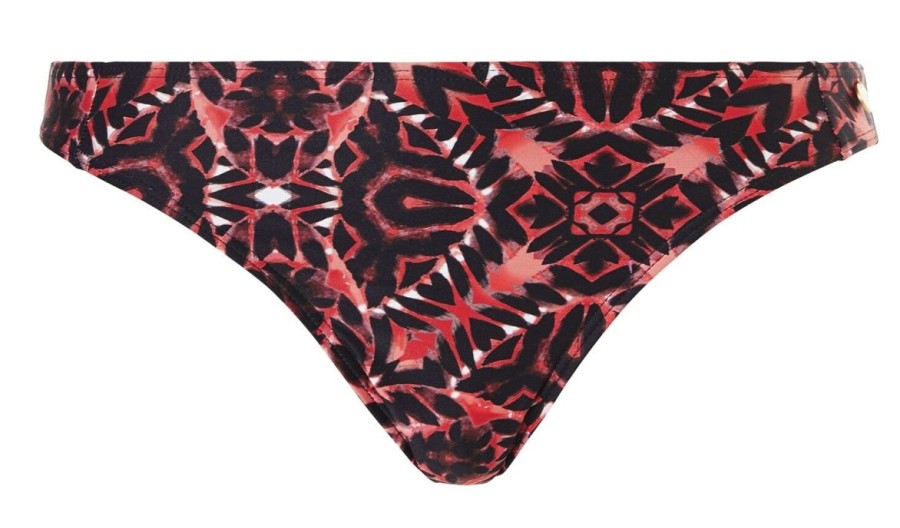 Dames Ten Cate Bikinislips | Tc Wow Dames Bikinislip Roze/Zwart 2008