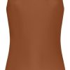 Dames Ten Cate Hemd Met Brede Bandjes | Ten Cate Dames Secrets Top 2-Way Pecan 1553