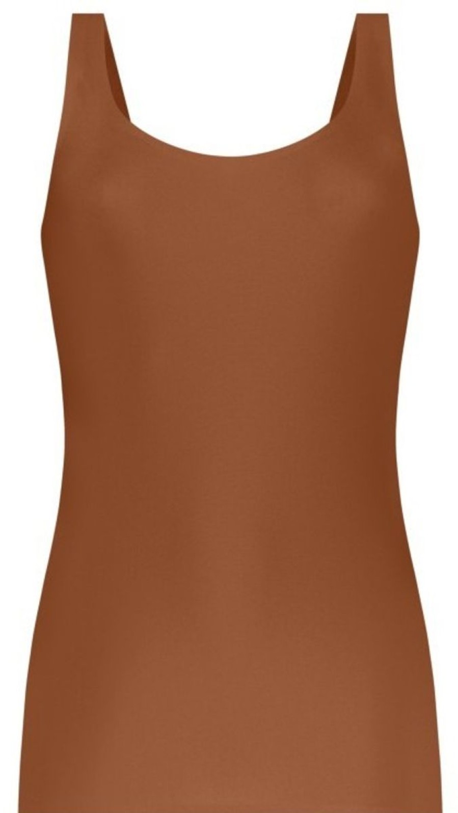 Dames Ten Cate Hemd Met Brede Bandjes | Ten Cate Dames Secrets Top 2-Way Pecan 1553