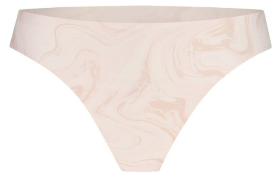 Dames Ten Cate Strings | Ten Cate Dames Secrets String Swirle Soft Pink 1596