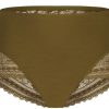 Dames Ten Cate Maxi Slip | Ten Cate Dames Secrets High Waist Lace Olive Green 1605