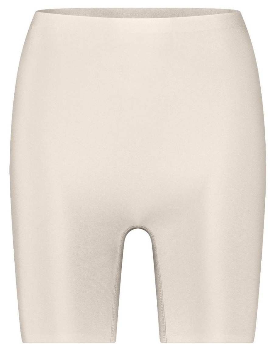 Dames Ten Cate Lange Pijpjes | Ten Cate Dames Secrets High Waist Long Shorts Almond 1552