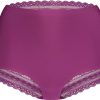 Dames Ten Cate Maxi Slip | Ten Cate Dames Secrets High Waist Brief Lace Purple 1595