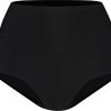 Dames Ten Cate Maxi Slip | Ten Cate Dames Secrets High Waist Brief Shape Black 090