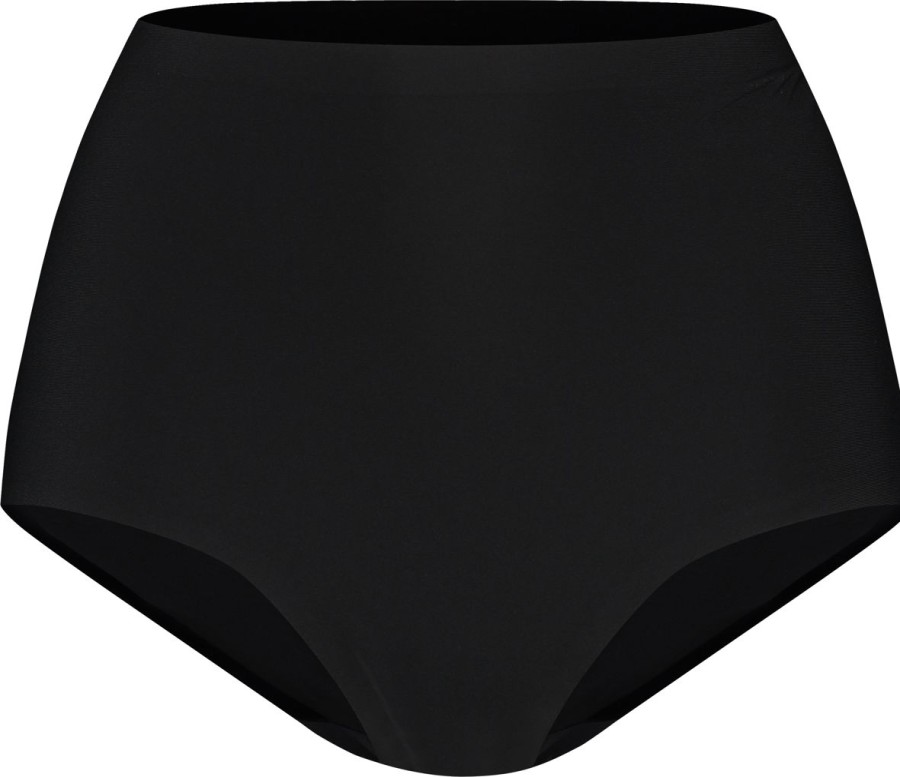 Dames Ten Cate Maxi Slip | Ten Cate Dames Secrets High Waist Brief Shape Black 090