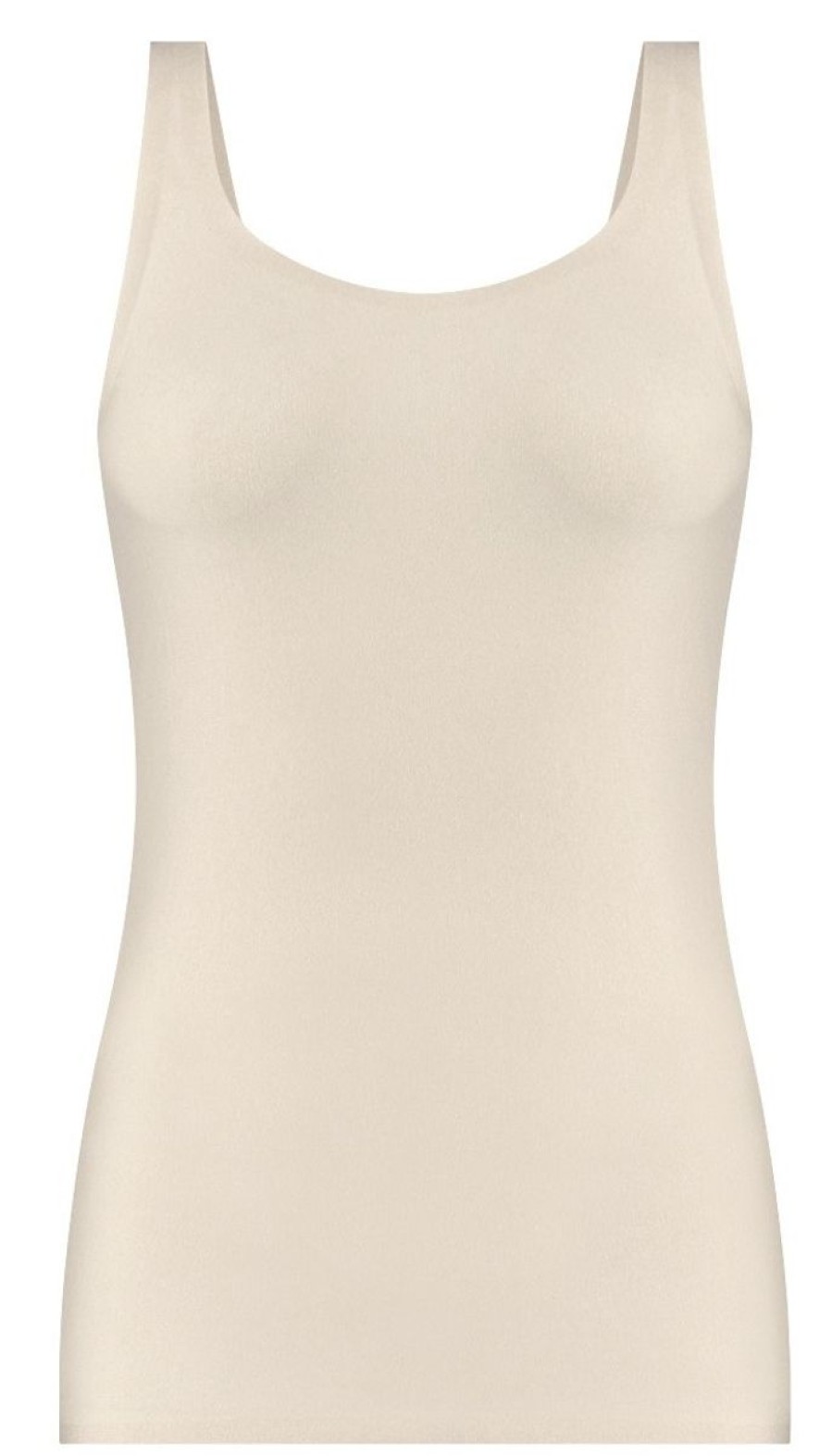 Dames Ten Cate Hemd Met Brede Bandjes | Ten Cate Dames Secrets Cotton Top 2-Way Almond 1552