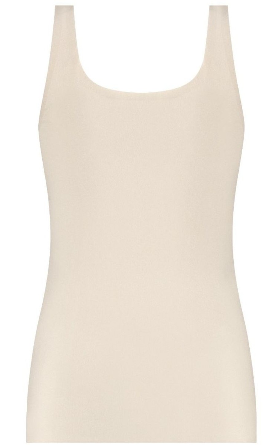 Dames Ten Cate Hemd Met Brede Bandjes | Ten Cate Dames Secrets Cotton Top 2-Way Almond 1552