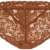 Dames Ten Cate Hipsters | Ten Cate Dames Secrets Lace Hipster Pecan 1553