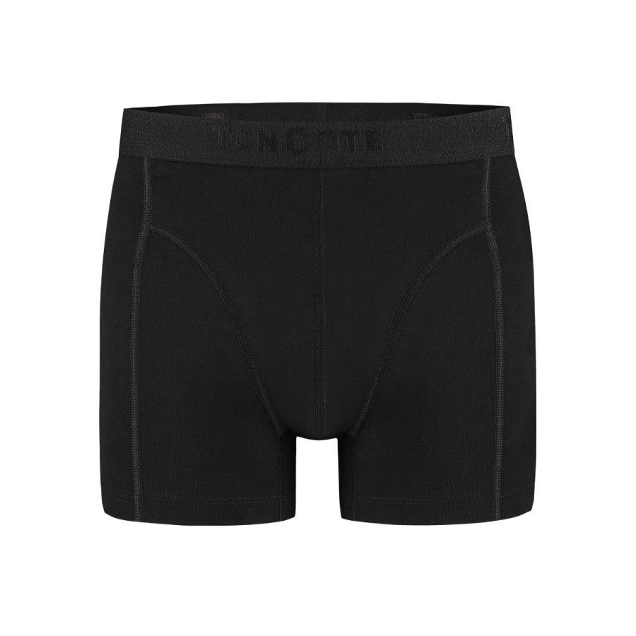 Heren Ten Cate Boxershorts | Ten Cate Heren Basics 2-Pack Boxershort Zwart 090