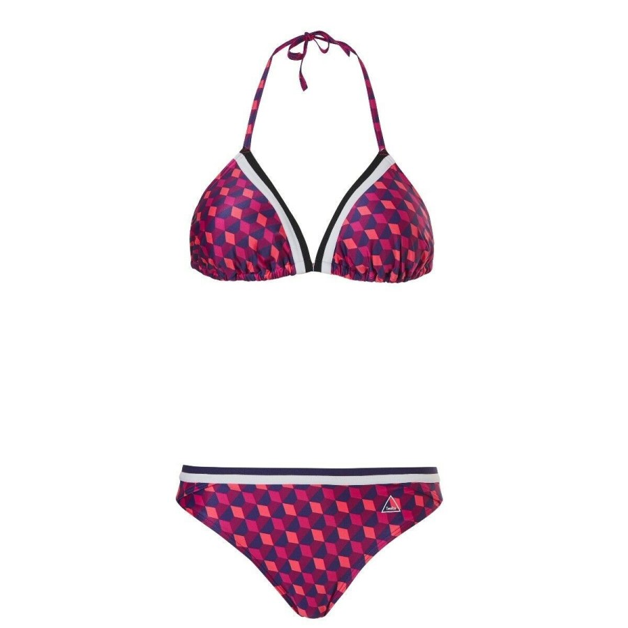 Dames Ten Cate Bikini'S | Tweka Bikini Roze/Paars 2090