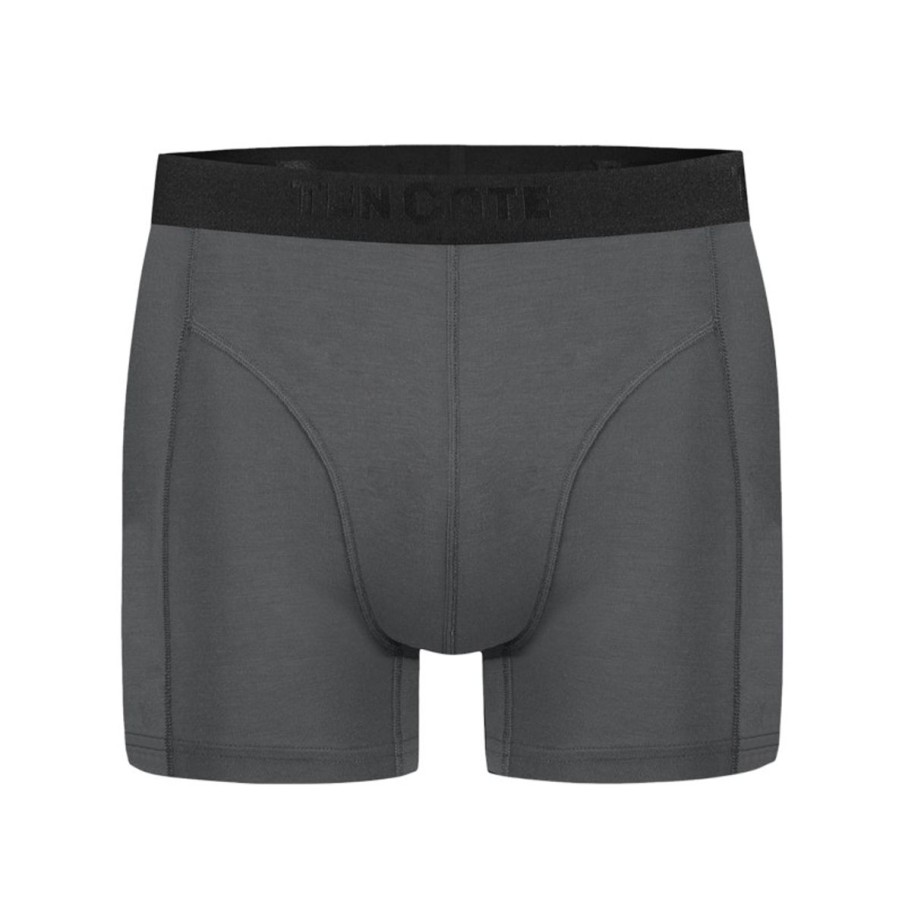 Heren Ten Cate Boxershorts | Ten Cate Heren Basics Men Shorts 2 Pack Grey 1476