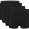 Heren Ten Cate Boxershorts | Ten Cate Heren Basics 4-Pack Boxershort Zwart 090