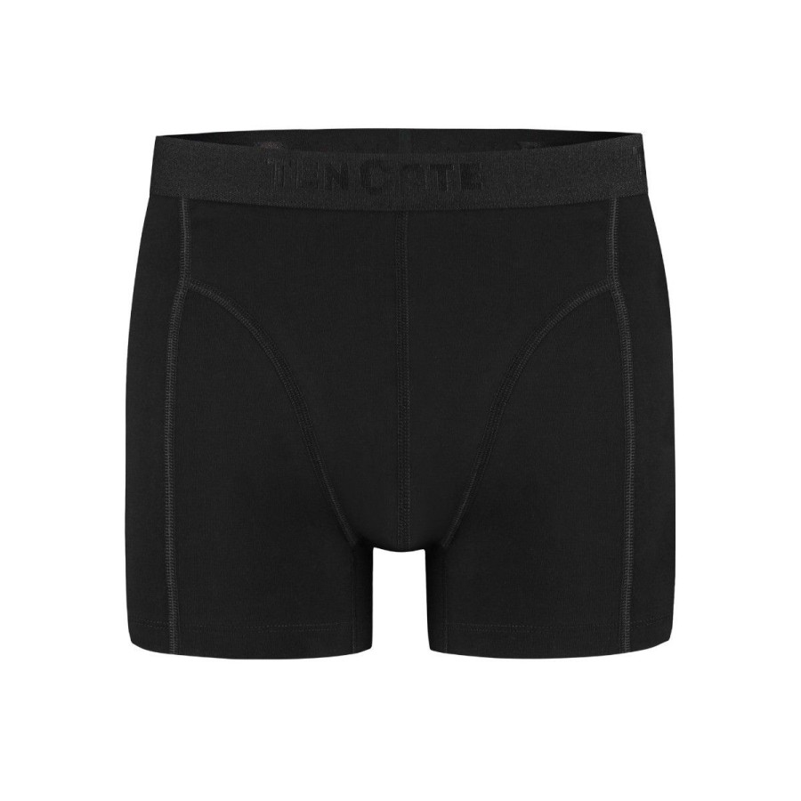 Heren Ten Cate Boxershorts | Ten Cate Heren Basics 4-Pack Boxershort Zwart 090