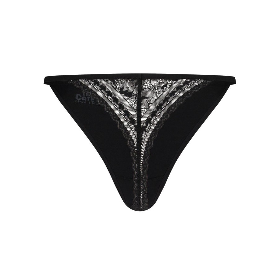 Dames Ten Cate Strings | Ten Cate Dames Secrets Special String Lace Black 90