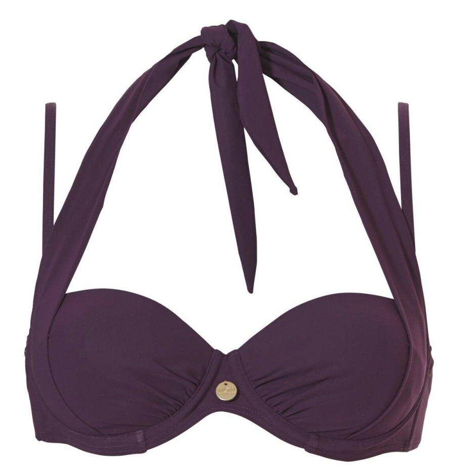 Dames Ten Cate Bikini'S | Tc Wow Dames Bikinitop Warm Purple 2185