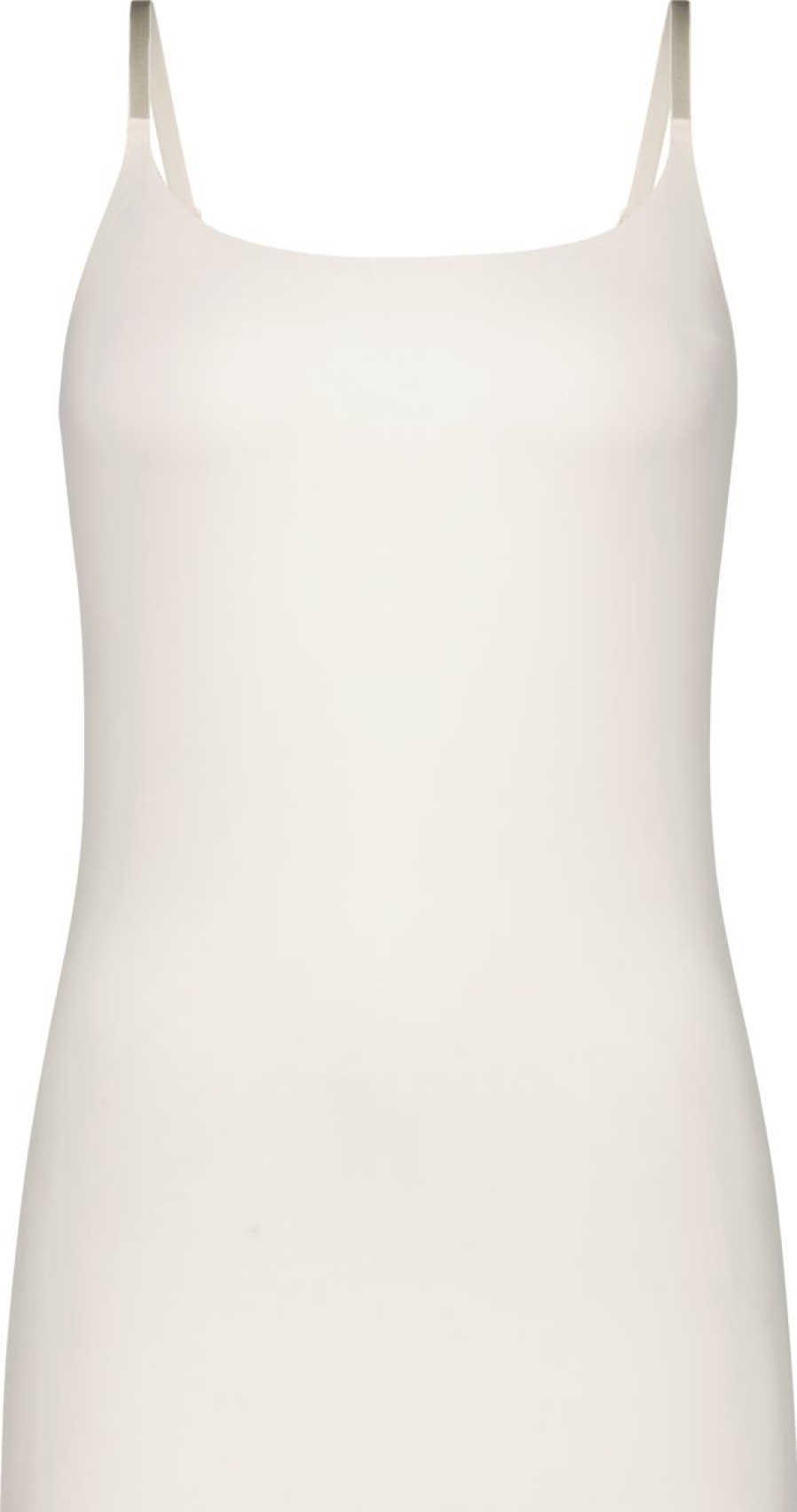 Dames Ten Cate Hemd Met Smalle Bandjes | Ten Cate Dames Secrets Spaghetti Top Off White 1056