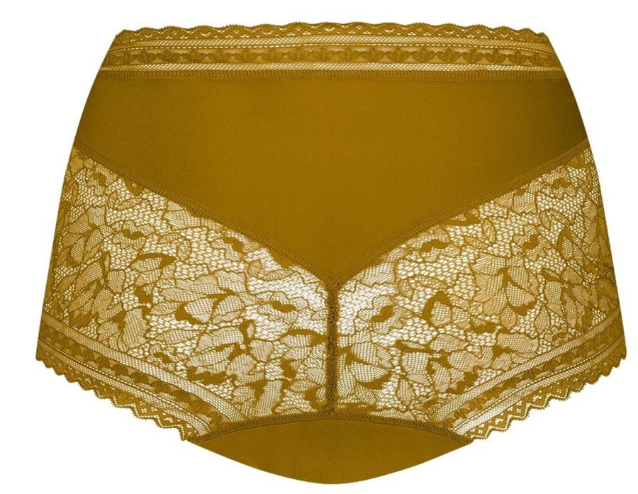 Dames Ten Cate Maxi Slip | Ten Cate Dames Secrets High Waist Lace Gold 1598