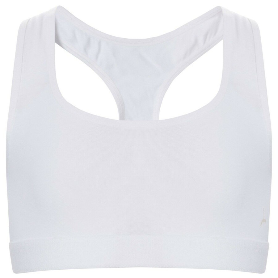 Meisjes Ten Cate Tiener Top | Ten Cate Meisjes Organic Cotton Stretch Soft Top Wit 001