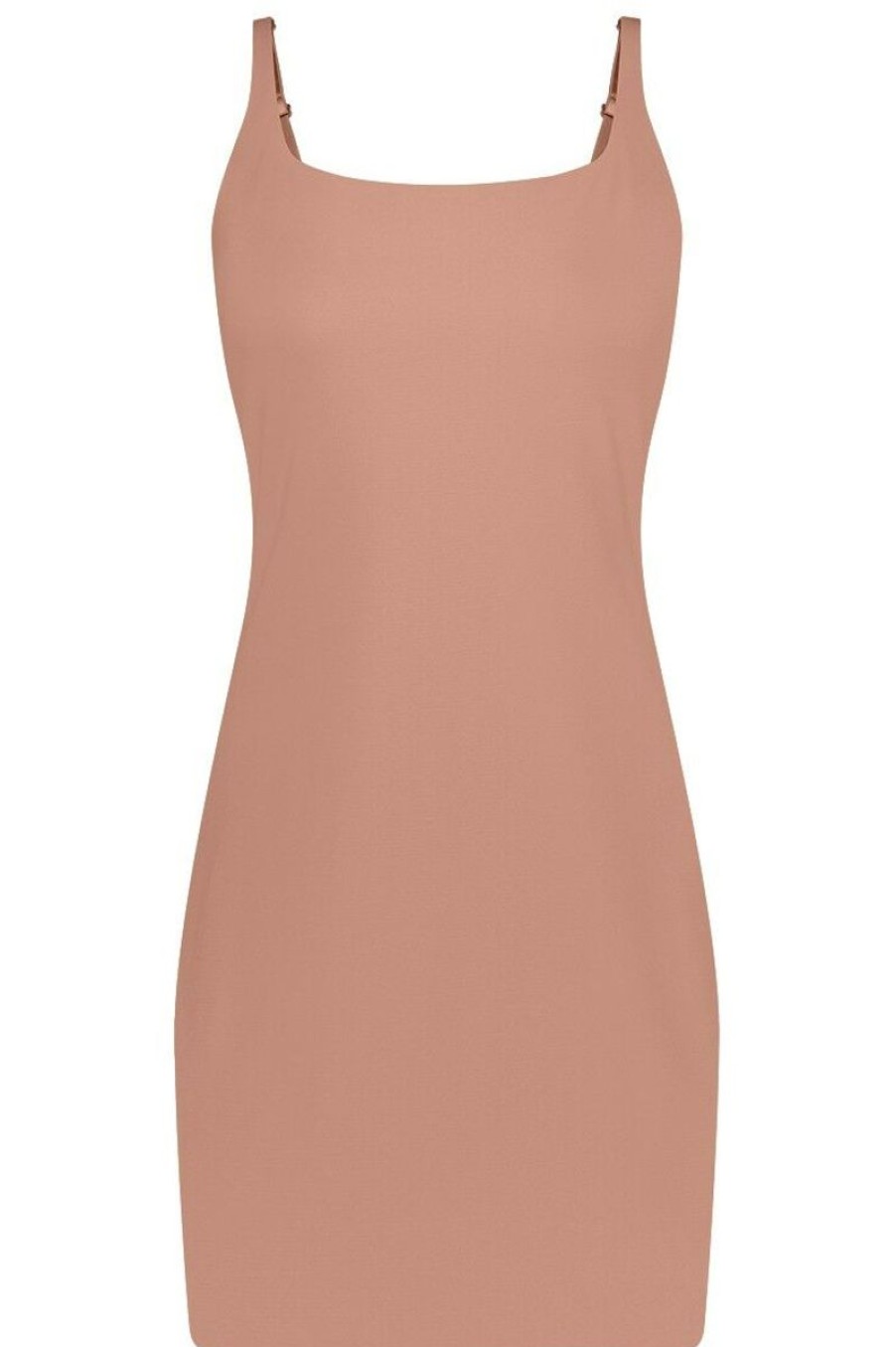 Dames Ten Cate Onderjurken | Ten Cate Dames Secrets Slipdress Pink Nut 1533