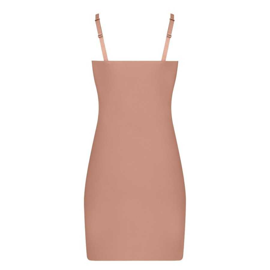 Dames Ten Cate Onderjurken | Ten Cate Dames Secrets Slipdress Pink Nut 1533