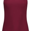 Dames Ten Cate Maxi Slip | Ten Cate Dames Secrets Spaghetti Top Beet Red 5006